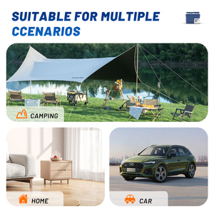 <span class=keywords><strong>Alpicool</strong></span> ZA 12V AC DC Réfrigérateur portable double usage pour camping, congélateur, port de charge USB, réfrigérateur mobile pour voiture, glacière de pêche - Product Image 5