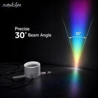 Projecteur LED à pixels RGBW 24W DC24V, faisceau de 30 degrés, contrôle DMX512 pour salle de bal d'hôtel et scène de spectacle