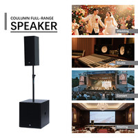 Accuracy Pro Audio Line array Columna Altavoz 18 pulgadas Subwoofer activo Sistema PA Columna Active Line Array Altavoces