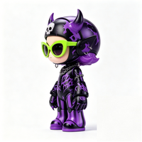 Figura de Acción Articulada Personalizada OEM con Cuernos de Diablo Estilo Punk, con Empaque Personalizado, Servicio Personalizado de Fábrica Original en China