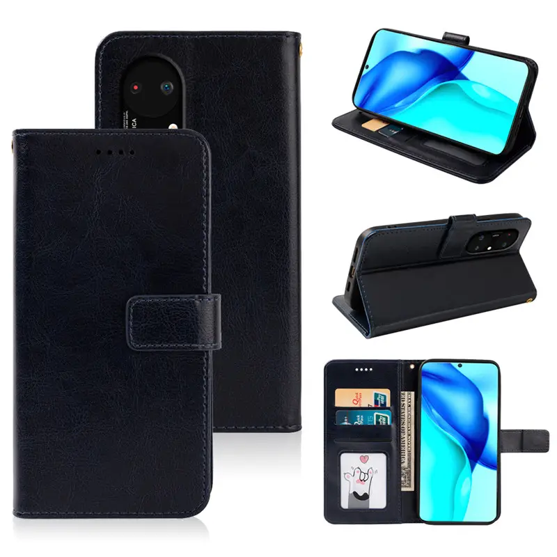 Luxury Leather Phone Cases For Huawei Enjoy 30e 20 Pro 10 Plus 10s 10e Max Magnetic Kickstand Flip Cover