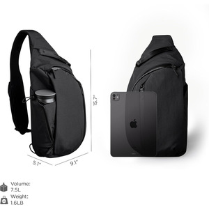 Bolsa de Peito Masculina Transversal Esportiva Casual Impermeável Respirável Super Leve de Poliéster Multifuncional de Ombro Único - Product Image 2