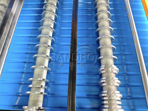 RANDRO Hochwertige Trapez-Dachbahn-Rollform maschine mit Mini-Rippen verkleidung aus Metall auf den Philippinen - Product Image 4