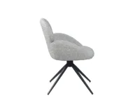Chaises de salle à manger modernes et confortables d'Amérique avec coussin rembourré, fauteuil pivotant pour la maison, le bureau et la restauration (DC-5029)