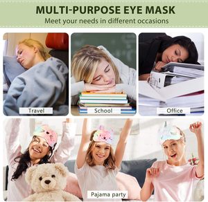 Máscara de Ojos de Peluche de Conejito Unicornio, Cepillos de Baño Suaves, Esponjas y Exfoliantes para Niños, Niñas y Adultos - Product Image 2
