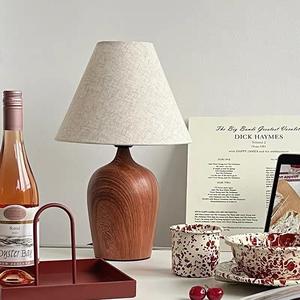 Vintage Wabi-Sabi Style Table Sophisticated Modern Chinese <b>Retro</b> Design Sensor Activation for Hotel Atmosphere Bedroom PC - Product Image 2