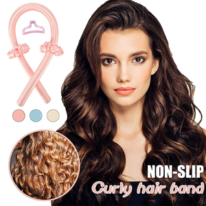 Bigoudis sans chaleur en soie de mûrier, très vendus, ensemble de bigoudis sans chaleur pour la maison, ruban de curling en soie sans chaleur, <span class=keywords><strong>rouleaux</strong></span> à cheveux - Product Image 2