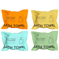 Custom Bath Towel Disposable 70x140 Thickened Compressed Cotton Nonwoven for Home Travel Spa Use Individually Packaged