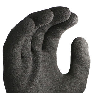 Gants de travail MaxiPact avec logo personnalisé, anti-coupure niveau 3, gants de sécurité pour travaux de construction, gants en nitrile enduits de sable - Product Image 4