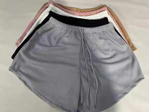 Shorts de sport pour femmes, d'été, légers, amples, décontractés, <span class=keywords><strong>grande</strong></span> <span class=keywords><strong>taille</strong></span>, à jambe large, <span class=keywords><strong>taille</strong></span> haute, coupe trapèze, vente en gros à prix abordable - Product Image 5