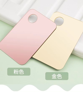 Nueva Paleta de Mezcla de Maquillaje Acrílica Transparente de Marca Privada, Bandeja de Mezcla para <span class=keywords><strong>Arte</strong></span> de Uñas con Espátula - Product Image 4