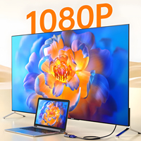 SYONG ke Adaptor VGA DP Male ke VGA Female Converter 1080P, Plug and Play, Chip RTD2166 untuk Monitor PC Proyektor