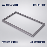 Écran publicitaire double face sur mesure avec cadre en aluminium, moulage de précision par pliage, affichage LED OEM
