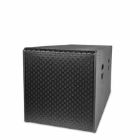 Système de sonorisation professionnel actif/passif pour concerts en extérieur, scène suspendue, église, avec caisson de basses de 10 pouces et 18 pouces, et enceintes line array.