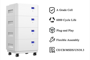 Paquete de Baterías ZTGF de 51.2V 200Ah 280Ah 314Ah, 10kwh, Apilable, Almacenamiento de Energía Doméstica, Paquete de Baterías de Iones de Litio Solares de 48V 280Ah - Product Image 1