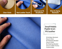 1,2 mm dickes PU-Leder mit Litchi-Textur und Dip-Beschichtung für Polsterungen, Autositze, Möbel, Taschen, Sofas und Schuhe – DIY