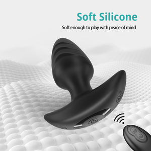 360&deg; Swinging Vibrating <strong>Anal</strong> <strong>Toys</strong> Male Butt Plug Vibrators <strong>Japan</strong> Remote Controlled <strong>Anal</strong> Plug <strong>Sex</strong> <strong>Toys</strong> for Men or Couples - Product Image 2