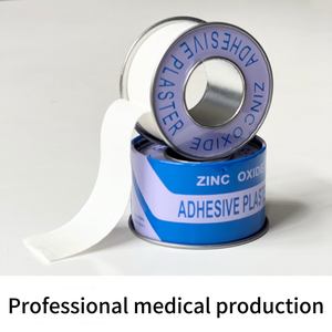 Cinta atlética al por mayor de alta calidad algodón blanco médico con yeso adhesivo de óxido de zinc en embalaje de lata de Metal - Product Image 3
