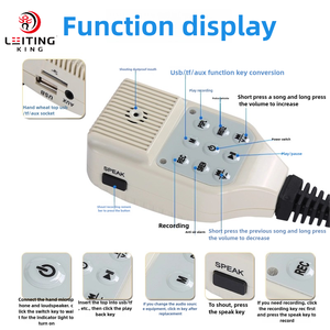 किंग मेगाफोन CR-817 वाहन-माउंटेड मेगाफोन वाटरप्रूफ 50w हाई पावर मेगाफोन - Product Image 4