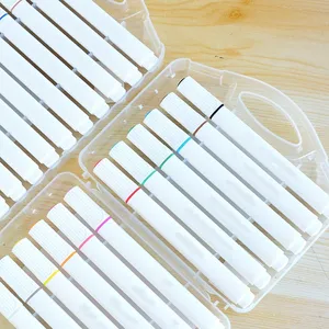 24 Color Triangle Bar Single Head Acrylic Marker Easy to Hold for children suppliers