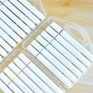 24 Color Triangle Bar Single Head Acrylic Marker Easy To Hold For Children Suppliers