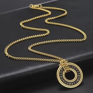 Collares de runas nórdicas Vintage para hombre, joyería vikinga de runas nórdicas de acero inoxidable, colgante pagano de anciano Futhark, amuleto talismán - Product Image 6