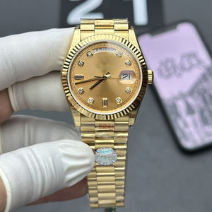 Montre automatique mécanique de luxe pour homme, date, acier inoxydable 904L, mouvement ETA, luminescente, étanche - Product Image 1