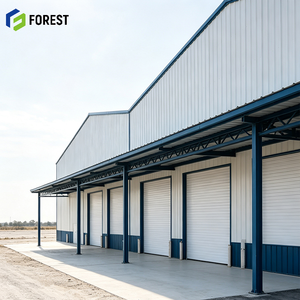 AISC Certified CSA Compliant Structural Steel Factory <b>Warehouse</b> Building High <b>Clearance</b> Modular Production Depot - Product Image 1
