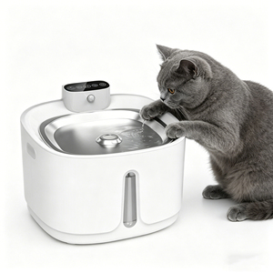 Fontaine à eau pour animaux de compagnie de haute qualité, ultra silencieuse, filtration automatique, respectueuse de l'environnement, petite fontaine pour animaux - Product Image 1