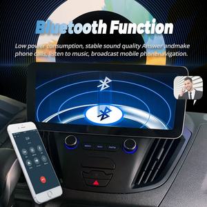 Pantalla IPS HD de 12.3'' para Coche, Reproductor Multimedia Estéreo, Tablet PC, Unidad Principal para Ford Tourneo Transit Custom 2013+, Android 13, CarPlay - Product Image 4