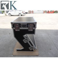 RK Portable DJ Z Table Flight case Fácil de instalar con asas