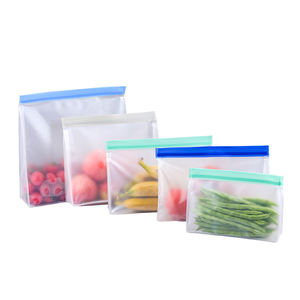 Sacs de conservation réfrigérés personnalisés en PET/VMPET transparents, scellés sur 3 côtés, avec fermeture éclair, pour fruits (vente en gros) - Product Image 4