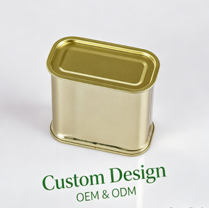 Envase de tres piezas de forma cilíndrica rectangular para carne de lata estilo <span class=keywords><strong>Spam</strong></span> - Product Image 4
