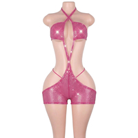 Tenues de danse exotiques en gros, costumes de scène à pois, combinaisons sexy de créateur, maillots de bain bikini, ensembles de danseuse pour soirées rave