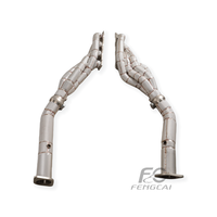 Colectores de escape de acero inoxidable de longitud igualada con tubo de prueba para Dodge RAM 1500 TRX 6.2T, tubos de escape aislados para mejora de potencia
