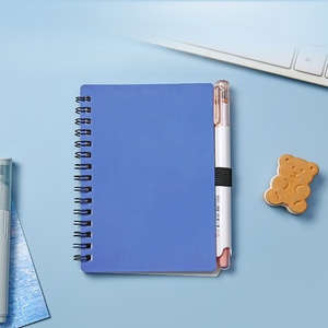 Chất lượng cao bán buôn PU Leather Bìa kích thước nhỏ A7 hàng ngày làm việc nghiên cứu xoắn ốc notepad Yo xoắn ốc cuộn dây máy tính xách tay - Product Image 1