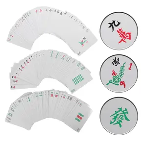 Juego de cartas de juego de viaje tradicional Mahjong, juego de mesa chino, cartas para el hogar, Bar, oficina, viaje