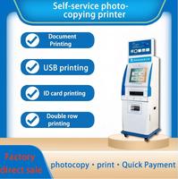 Service d'impression de cartes d'embarquement et de numérisation de passeports, numérisation rapide et haute définition en libre-service pour diverses occasions, scanner de code QR et paiement en espèces
