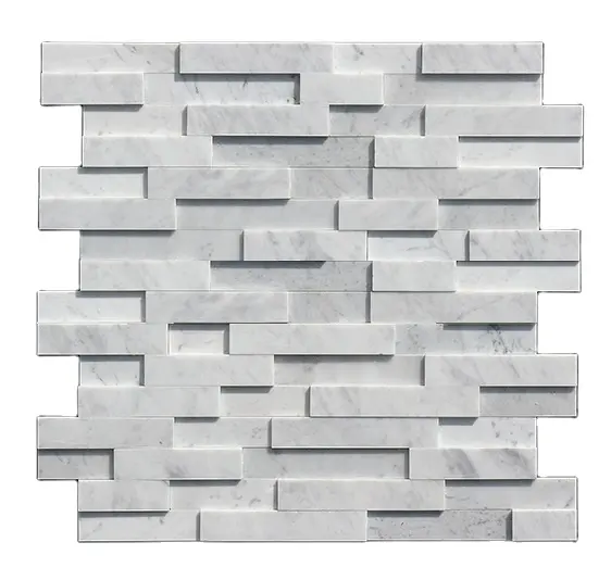 White natural stone wall tiles interior decorative slate