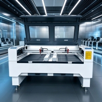 Graveur et découpeur laser CO2 industriel 1610 à double station pour contreplaqué et acrylique, machine laser CNC haute efficacité