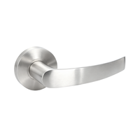 Poignée de porte ronde pour intérieur de bureau, en acier inoxydable massif résistant au sel, quincaillerie de porte pour chambre à coucher
