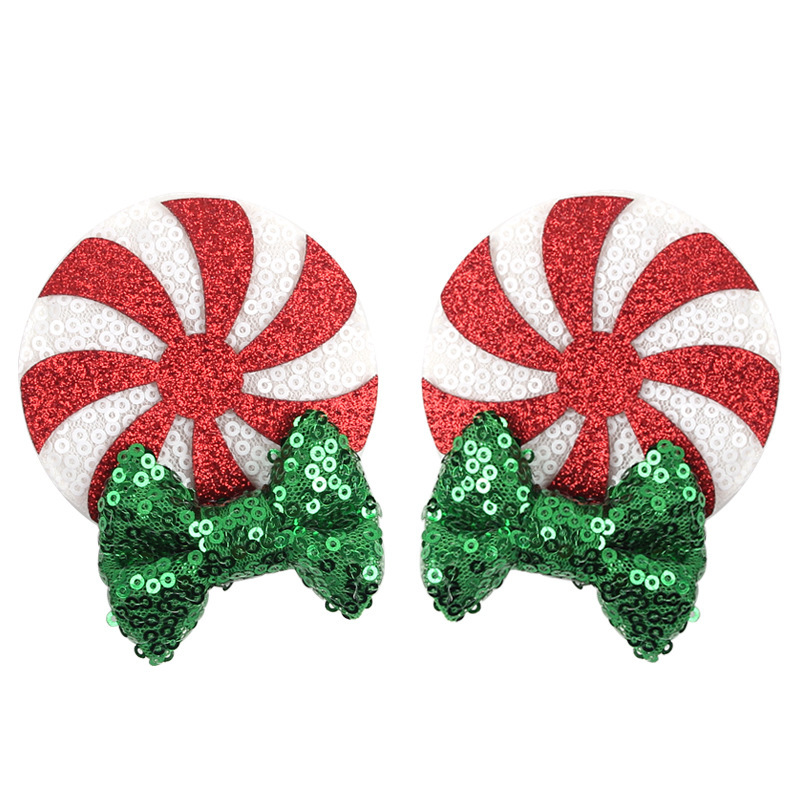 2 Pairs <strong>Mouse</strong> Ears Clips Sequin Glitter Costume <strong>Accessories</strong> Christmas 2024 Halloween Party decorative Girl <strong>Mickey</strong> Ear Hair Clips