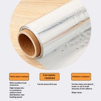Rouleaux de papier d'aluminium carrés pré-perforés jetables pour chicha