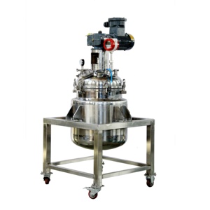 Réacteur de mélange en acier inoxydable bibo 50L avec composants essentiels, moteur et cuve de réaction - Product Image 1
