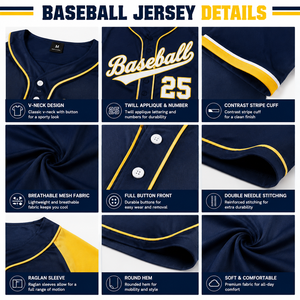 Original Besticktes Baseball-Trikot Mexiko Rot Sublimationsdruck Blue Jays Baseball-Shirts Aufgenähtes Logo Benutzerdefinierte Teamnummer - Product Image 4