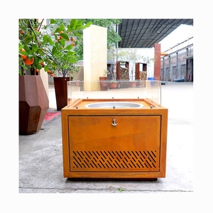 Mesa cuadrada personalizada <span class=keywords><strong>para</strong></span> exteriores, <span class=keywords><strong>chimenea</strong></span> <span class=keywords><strong>de</strong></span> Gas, <span class=keywords><strong>barbacoa</strong></span>, quemador <span class=keywords><strong>de</strong></span> propano - Product Image 1