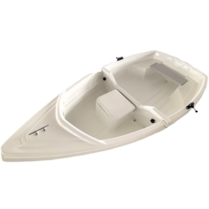 Barca in Fibra di Vetro Premium 2,7m, Barca da Pesca, Canotto Divisibile per 1/2 Persone per Lago/Fiume - Design Durevole e Leggero - Product Image 2