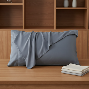 Taie d'oreiller <span class=keywords><strong>en</strong></span> bambou <span class=keywords><strong>de</strong></span> luxe, hypoallergénique, douce, respirante et rafraîchissante, pour hôtel et usage domestique, taille King - Product Image 1