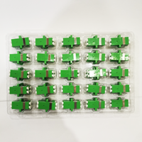 Adaptateur Fibre Optique Monomode APC/UPC FC/LC/SC/ST Mâle/Femelle pour Réseaux FTTX