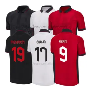 批发顶级泰国优质阿尔巴尼亚足球服套装足球衫足球服2023 2024